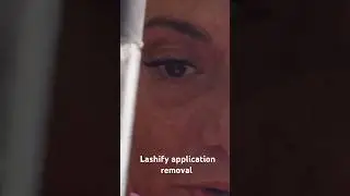 #lashlove #lashes #tutorial #lashextensions #eyelashextensions quick and easy removal Lashify lashes