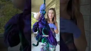Subscribe for more ice dyeing magic, thanks for watching.