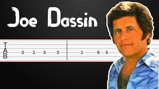 Salut - Joe Dassin Guitar Tutorial, Guitar Tabs, Guitar Lesson (Fingerstyle)