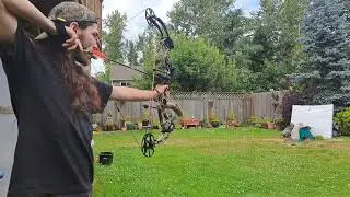 New hand made counter wheight for my bear paradox compound bow/ hunting setup