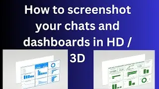 how to  screenshot dashboards as an analyst