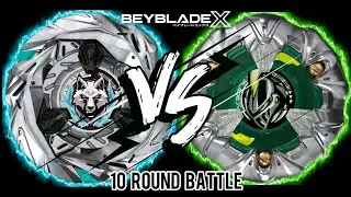Silver Wolf 3-80FB VS Knight Mail 3-85BS | Beyblade X Battle (10 Rounds)