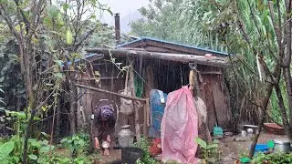 Life in a Nepali Mountain Village During the Rainy Season | Daily Rural Activities | Organic Food |