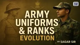 Evolution of Indian Army Uniforms & Ranks Explained | UPSC, CDS, NDA Must-Know! #ssbstay 