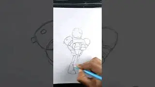 cyborg drawing from teen titans go#shorts #drawing #teentitansgo