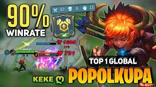 Gold Lane Popol and Kupa Best Build 2022 [ Top 1 Global Popol And Kupa Gameplay ] By ᴋᴇᴋᴇ ღ - MLBB