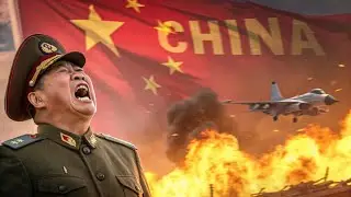 &ldquo;China Fighter Jet Showroom | Modern Display With China Flag | Full Power Look&rdquo;