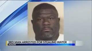 Third man arrested for stealing water