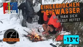 EINGEBROCHEN im EIS - Wie man sich SELBST RETTET⎪Survival im Winter, Unterkühlung vermeiden, Notfall