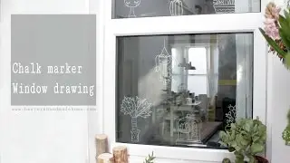 Decorate your windows with chalk markers