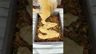 Easy Cheesy Tamale Pie Recipe | Ground Beef & Cornbread Casserole