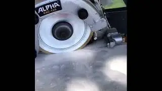 Alpha Tools ESC-125 4mm porcelain slab wet cut