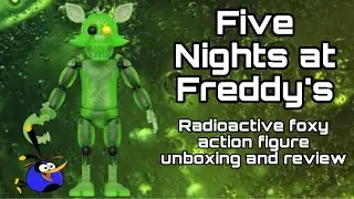 Five Nights at Freddy&rsquo;s radioactive foxy funko action figure unboxing and review