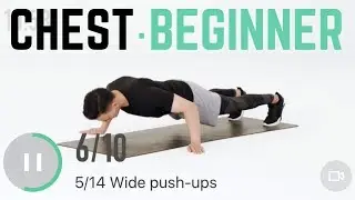 18Min Beginner Chest Workout | No Equipment Home Workout for Starters