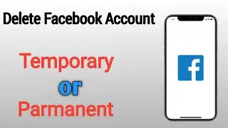 How To Delete Facebook Account | How To Deactivate Facebook Account | Disable Facebook Account |