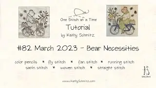 82 BEAR NECESSITIES  Hand embroidery tutorial