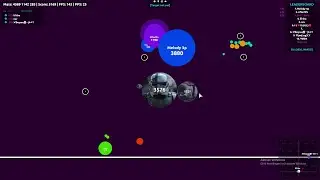 Agar.io Ɲک々 duo takeover against Melody & Afterlife #25