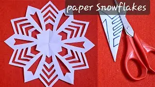 Snowflake Paper Craft | Paper Snowflake ❄️ ❄️ #snowflake  #papercraft