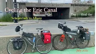 Erie Canal bike tour - Day 7 - July 2021 - Schenectady to Albany