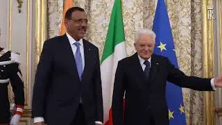 Mattarella incontra il Presidente della Repubblica del Niger S.E. il Sig. Mohamed Bazoum
