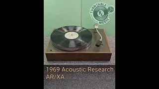 1969 Acoustic Research AR /XA Turntable