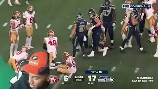 Oh My God!! | San Francisco 49ers VS Seattle Seahawks Reaction!! #cfb  #nfl viral
