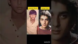 Salman Khan and Sanjay Dutt life transformation video #shorts #video
