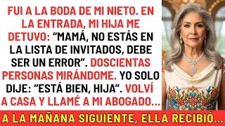 Mi Hija Me Expulsó de la Boda de Mi Nieto: “¡No Estás en la Lista, Mamá!”  Volví a Casa y…
