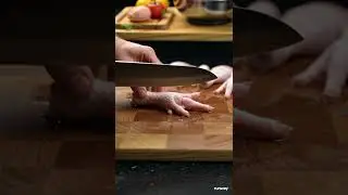 ASMR Cutting Chicken Feet 🔪🐔 | Crunchy Slices & Raw Texture | No Talking