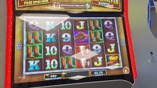 Wild outlaws fruit machine with a bonus 