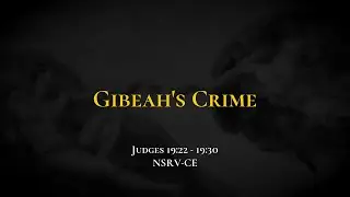 Gibeah's Crime - Holy Bible, Judges 19:22-19:30