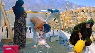 Wall Demolition and Tripod Construction by Isaac