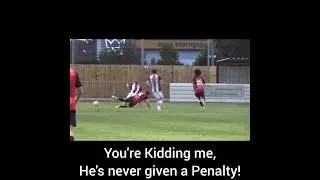 | Not for me! Penalty or Good tackle? | #nonleaguefootball #grassrootsfootball .