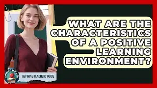 What Are The Characteristics Of A Positive Learning Environment? - Aspiring Teacher Guide