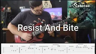 Sabaton | Resist And Bite | Guitar Solo + Tabs