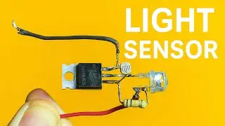 Chế Mạch Cảm Biến &Aacute;nh S&aacute;ng Đơn Giản | Simple Light Sensor Circuit DIY