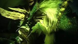 Giant Monster Hunter Animatronics at Universal Studios Japan Rathalos and Zinogre