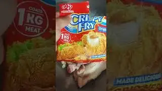 marinate chicken using crispy fry #friedchicken #marinatedchicken #crispyfry #shorts
