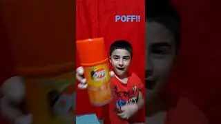Joaco y su Poff improvisado