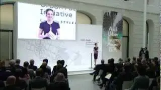Moderatorin D&eacute;sir&eacute;e Duray als Galamoderatorin - Awardmoderation, Pressekonferenz, Preisverleihung