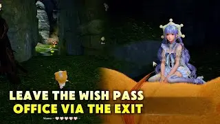 Leave the Wish Pass Office via the Exit | Infinity Nikki
