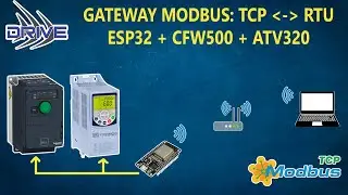 Gateway MODBUS com ESP32: TCP ⬌ RTU - CFW500 + ATV320 na rede WiFi - 030