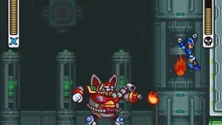 MegaMan X - 3. Flame Mammoth perfect battle