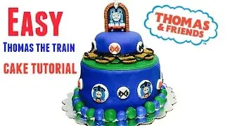 Easy  Thomas the train cake tutorial