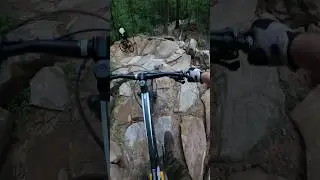 Chunky mtb trails are fun #bike #mtb #bloodrock #omsp #mountainbike #biking #techtrail #trailride