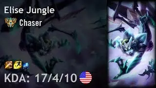 Elise Jungle vs Lee Sin - Chaser - NA Challenger Patch 7.10