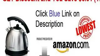 Hamilton Beach 1 7L Stainless Steel Electric Kettle 40893
