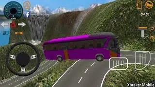 Bus Hill Climbing Simulator: New Bus Colors  | Bus Driving Offroad Road - Andropid Gameplay HD