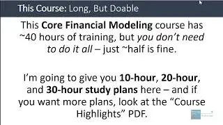 2024 BIWS Core Financial Modeling - CFM 01 Quick Start Guide to the Core Financial Modeling Course