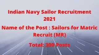 Indian Navy Sailor Recruitment 2021 #shorts